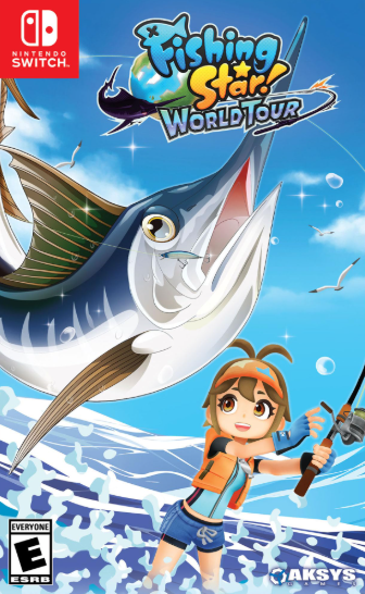 Pochette Fishing Star World Tour version Switch