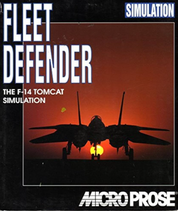 Pochette Fleet Defender : The F-14 Tomcat Simulation version PC MS-DOS