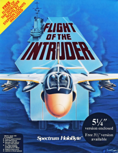 Pochette Flight of the Intruder version PC MS-DOS