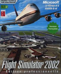 Pochette Microsoft Flight Simulator 2002 version PC Windows