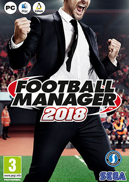 Pochette Football Manager 2018 version PC Windows