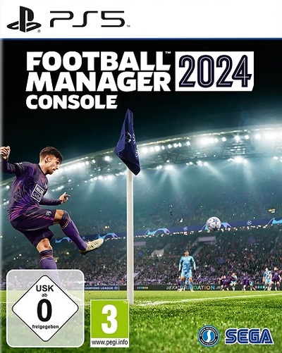 Pochette Football Manager 2024 Console version PlayStation 5
