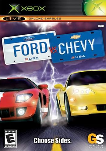 Pochette Ford vs. Chevy version Xbox