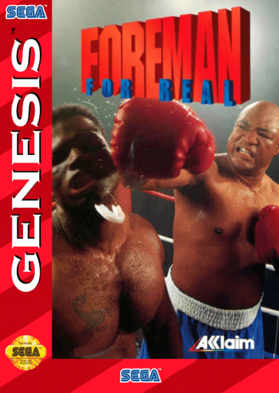 Pochette Foreman for Real version Megadrive