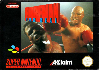 Pochette Foreman for Real version Super Nintendo