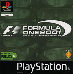 Pochette Formula One 2001 version PlayStation