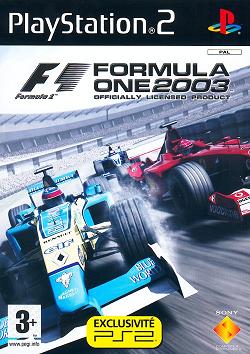 Pochette Formula One 2003 version PlayStation 2