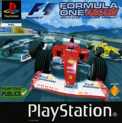 Pochette Formula One Arcade version PlayStation