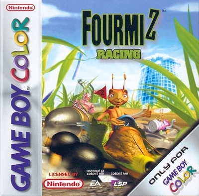 Pochette Fourmiz Racing version GameBoy/Color