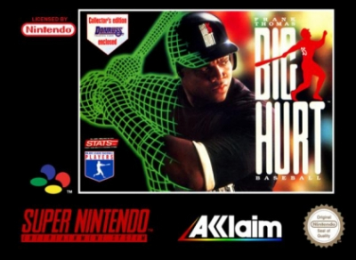 Pochette Frank Thomas Big Hurt Baseball version Super Nintendo