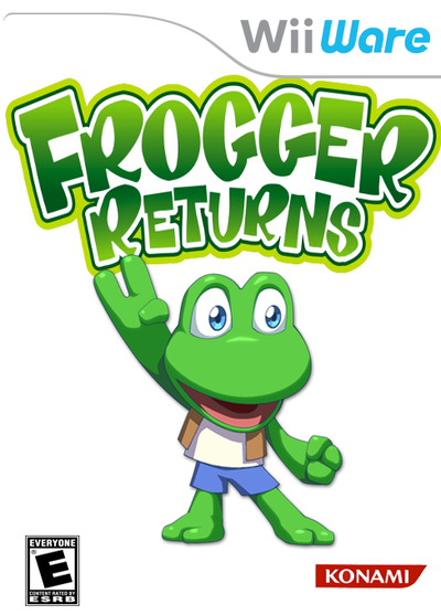 Pochette Frogger Returns version Wii