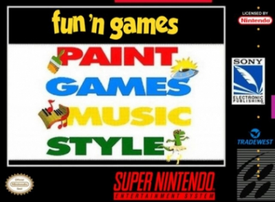 Pochette Fun 'N Games version Super Nintendo