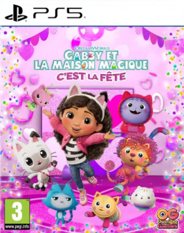 Pochette Gabby et la maison magique : C'est la fête version PlayStation 5
