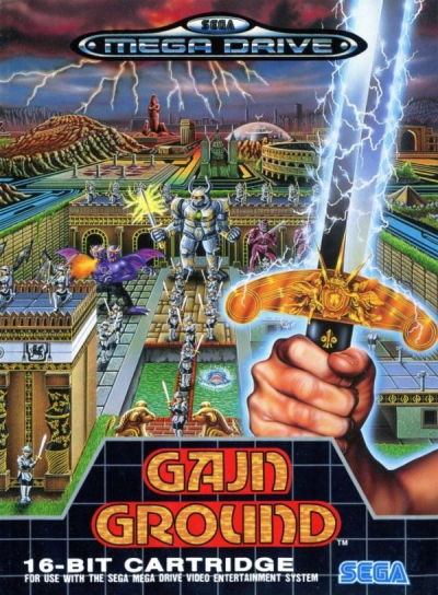Pochette Gain Ground version Megadrive