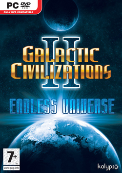 Pochette Galactic Civilizations II : Endless Universe version PC Windows
