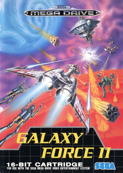 Pochette Galaxy Force II version Megadrive