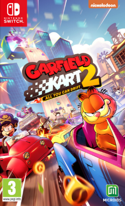 Pochette Garfield Kart 2 version Switch