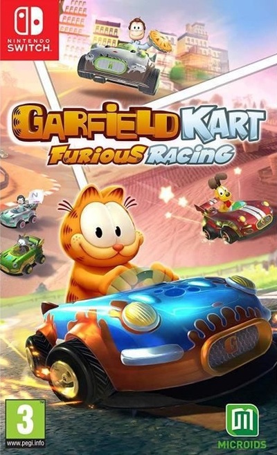 Pochette Garfield Kart : Furious Racing version Switch