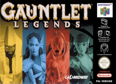 Pochette Gauntlet Legends version Nintendo 64