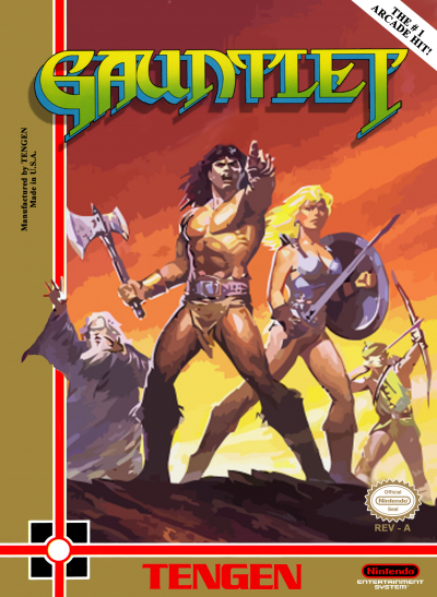 Pochette Gauntlet version NES