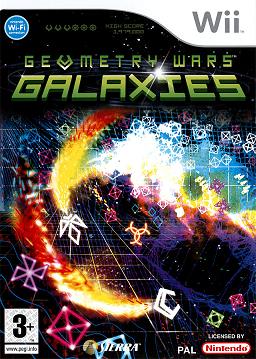 Pochette Geometry Wars Galaxies version Wii