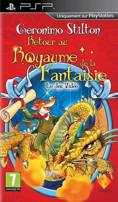 Pochette Geronimo Stilton : Retour au Royaume de la Fantaisie version PSP