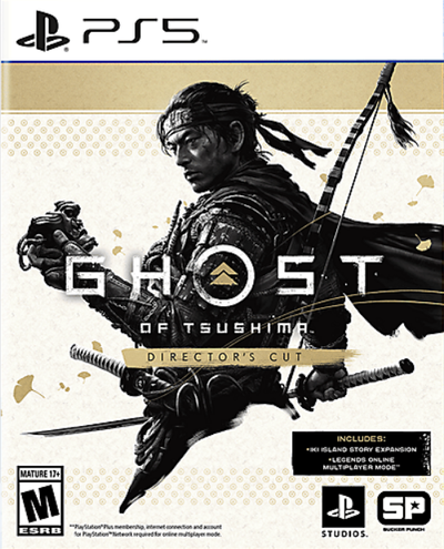 Pochette Ghost of Tsushima Director's Cut version PlayStation 5