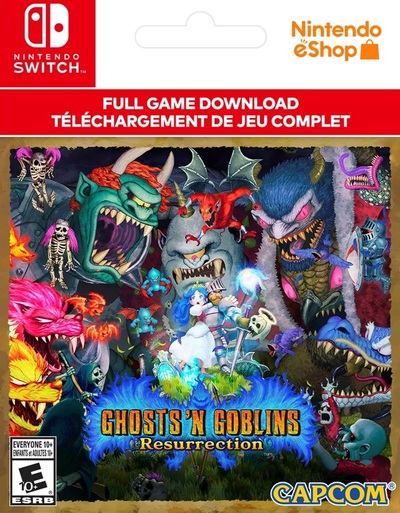 Pochette Ghosts'N Goblins Resurrection version Switch
