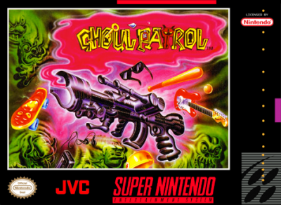 Pochette Ghoul Patrol version Super Nintendo
