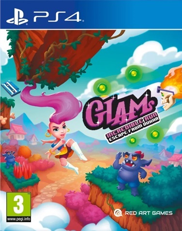 Pochette Glam's Incredible Run : Escape from Dukha version PlayStation 4