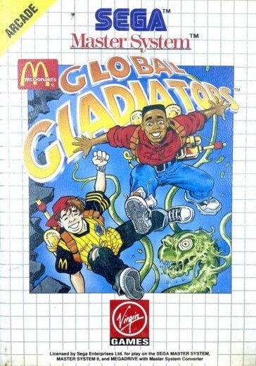 Pochette Global Gladiators version Master System