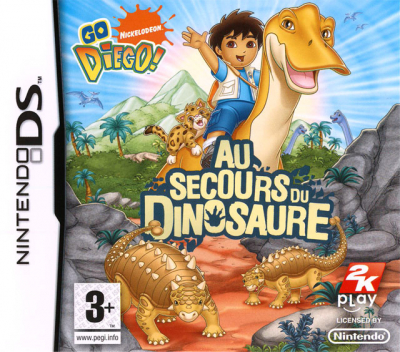 Pochette Go Diego! Au Secours du Dinosaure version DS
