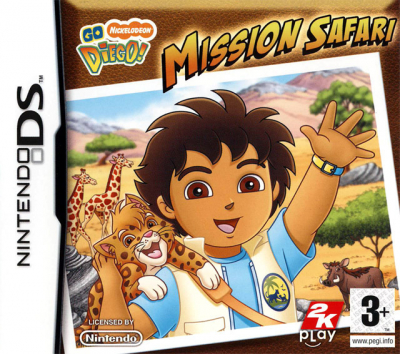 Pochette Go Diego Go : Mission Safari version DS