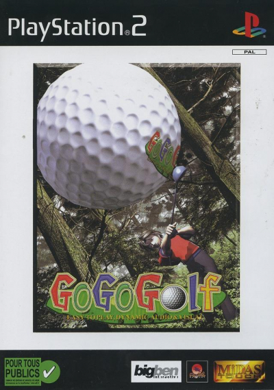 Pochette Go Go Golf version PlayStation 2