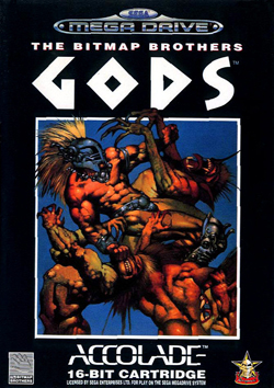 Pochette Gods version Megadrive