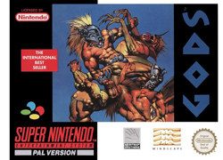 Pochette Gods version Super Nintendo