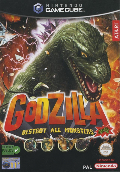 Pochette Godzilla : Destroy All Monsters Melee version GameCube