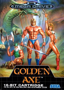 Pochette Golden Axe version Megadrive