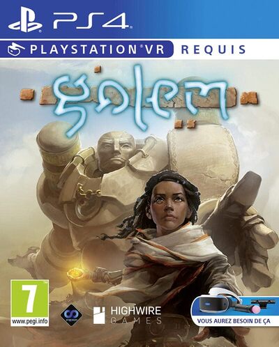 Pochette Golem version PlayStation 4