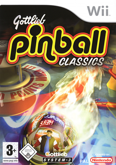Pochette Gottlieb Pinball Classics version Wii