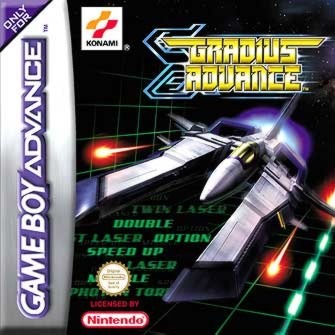 Pochette Gradius Advance version GameBoy Advance
