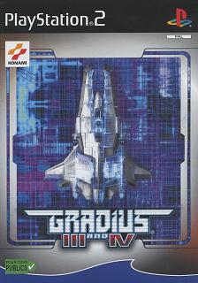 Pochette Gradius III and IV version PlayStation 2