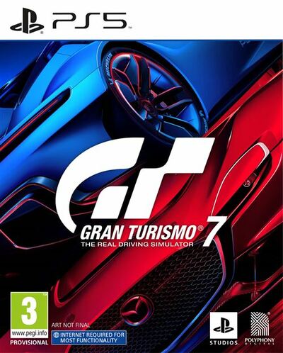 Pochette Gran Turismo 7 version PlayStation 5