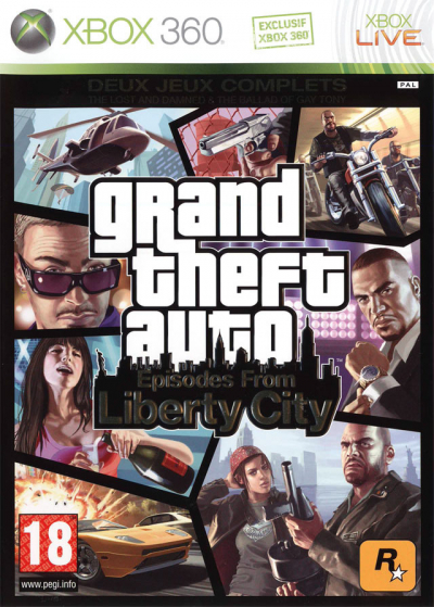 Pochette Grand Theft Auto : Episodes from Liberty City version Xbox 360
