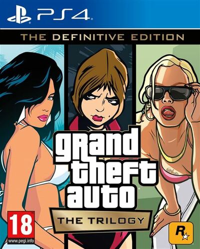 Pochette Grand Theft Auto : The Trilogy - The Definitive Edition version PlayStation 4