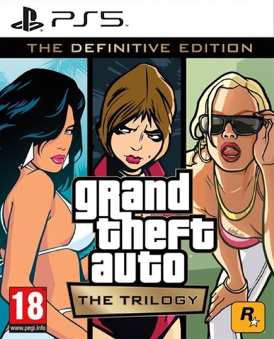 Pochette Grand Theft Auto : The Trilogy - The Definitive Edition version PlayStation 5