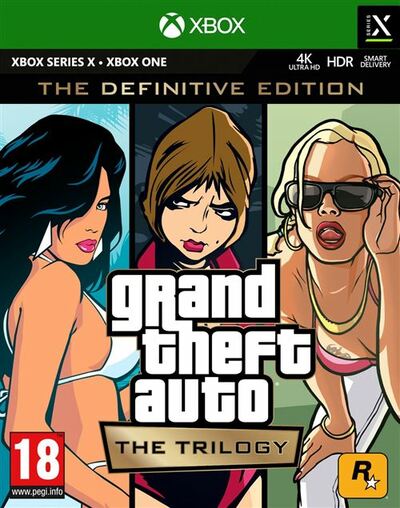 Pochette Grand Theft Auto : The Trilogy - The Definitive Edition version Xbox One