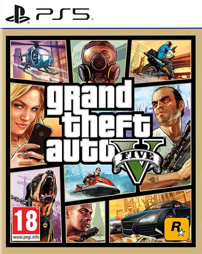 Pochette Grand Theft Auto V version PlayStation 5