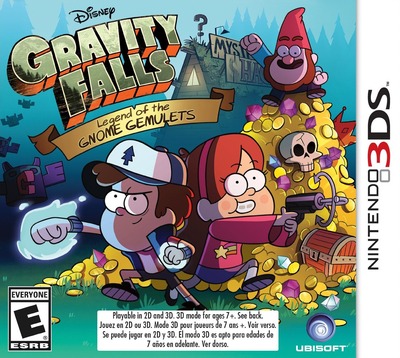 Pochette Souvenirs de Gravity Falls : La légende des Gemulettes Gnomes version 3DS