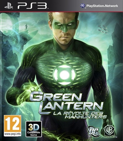 Pochette Green Lantern : La révolte des Manhunters version PlayStation 3